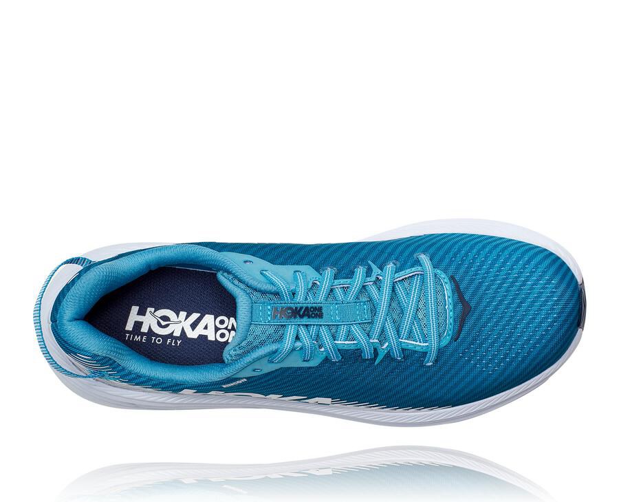 Hoka One One ランニングシューズ メンズ 青/白 - リンコン2 - JG3406928